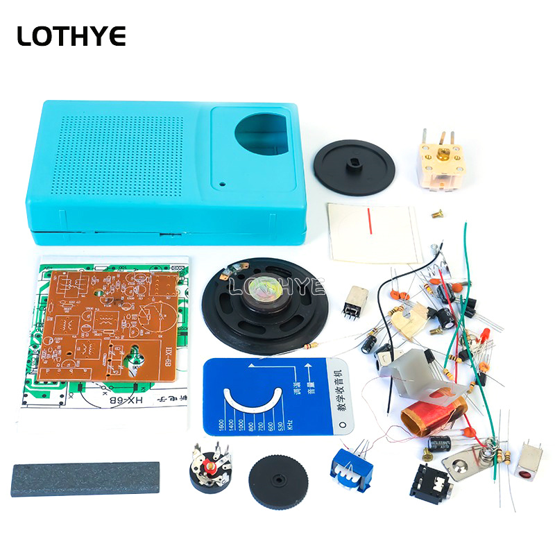 Electronics Repair School - Sechs Röhren-AM-Radio-Baugruppe, DIY-Elektronik-Kit, Produktion 530–1605 kHz,