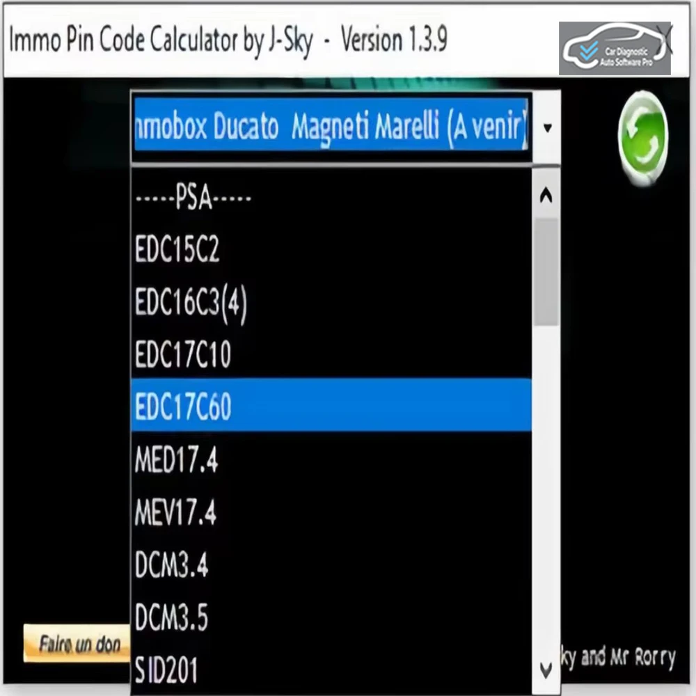 Electronics Repair Book - IMMO PIN CODE Calculator V1.3.9 Codierungs-