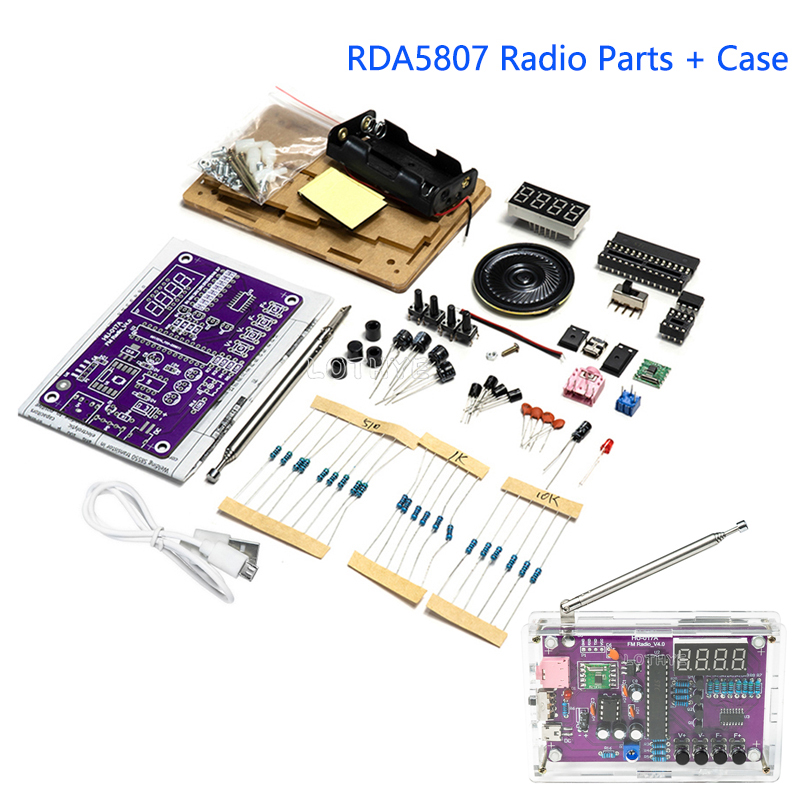 Electronics Repair School - DIY Elektronische Kit RDA5807S FM Radio