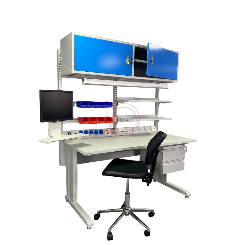 Electronics Repair Garage - Elektronische ESD-Garagen-Labortisch für Computerreparatur Professioneller Mechaniker-Arbeitstisch