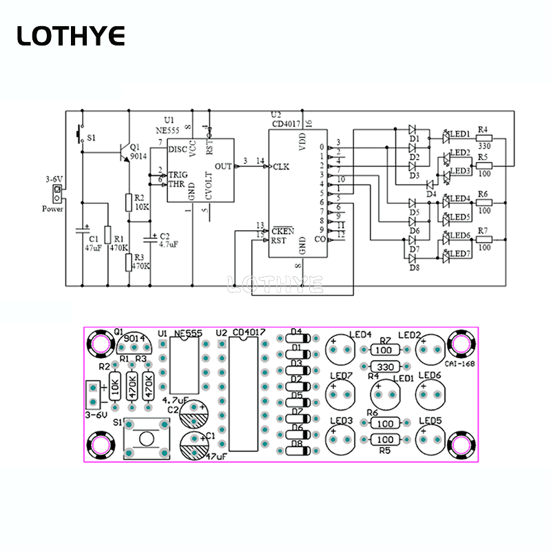 DIY Würfel Produktion Kit Led  – Electronics Repair School Bewertung und Preis